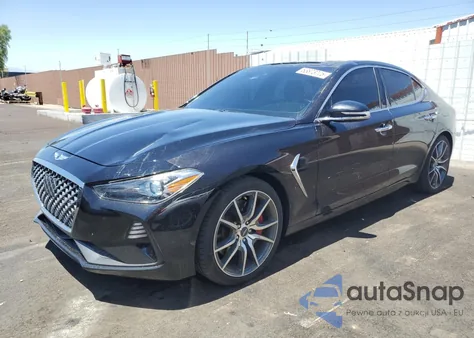 2021 Genesis G70 из США, поврежденный, VIN KMTG74LE1MU071734